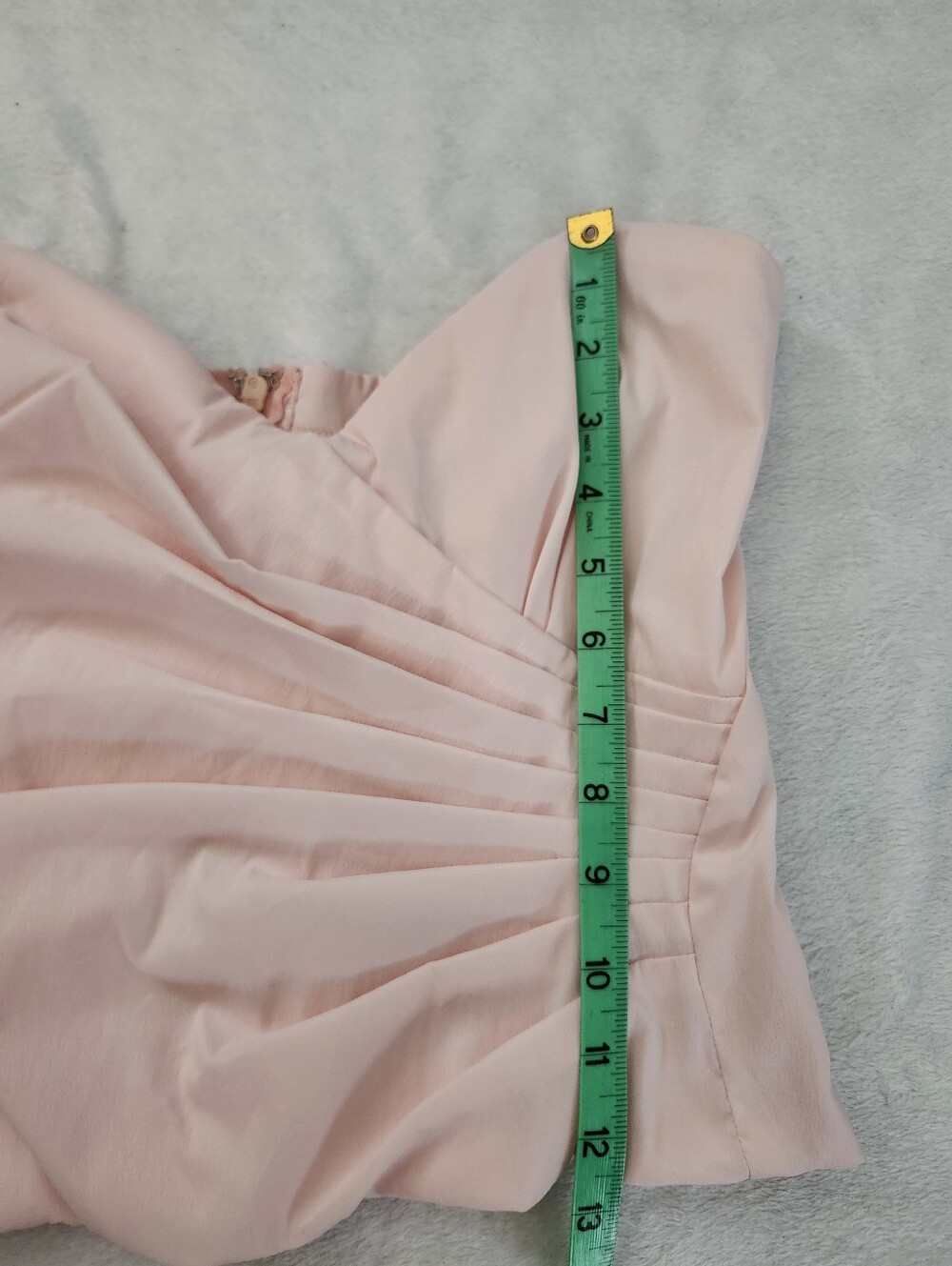 VERONIQUE YOUNG Size 6 Pastel Pink Y2K Romantic Coquette Barbiecore Corset Top - Picture 11 of 11